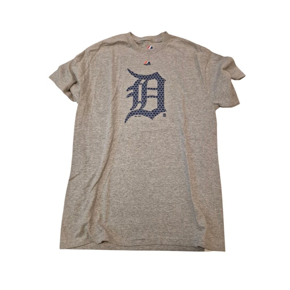 Detroit Tigers Baseball MLB Vintage Unisex Tshirt Gray Sz M